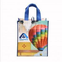 Wholesale Custom Logo Printed Reusable Laminated Shopping PP Non Woven Bags