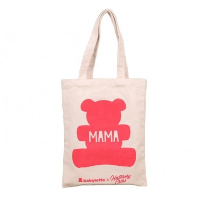 Eco Wholesale Custom Logo Printed Natural Color Cotton Shopping  Bag Canvas Tote Bag