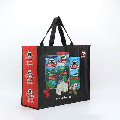 Customized recycled woven polypropylene shopping bags/recyclable shopping PP woven bag