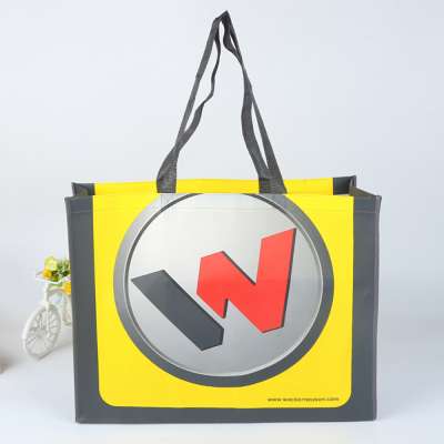 cheap printed Laminated tote shopping pp woven bag