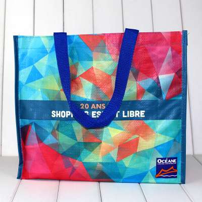 2019 wholesale promotion high quality laminated pp non woven tote bags for shopping