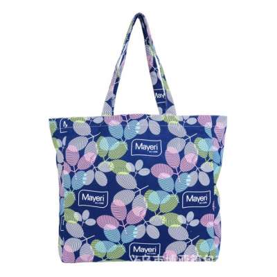 Eco Wholesale Logo Full Printing Custom Foldable Shopping Cotton Canvas Tote Bag